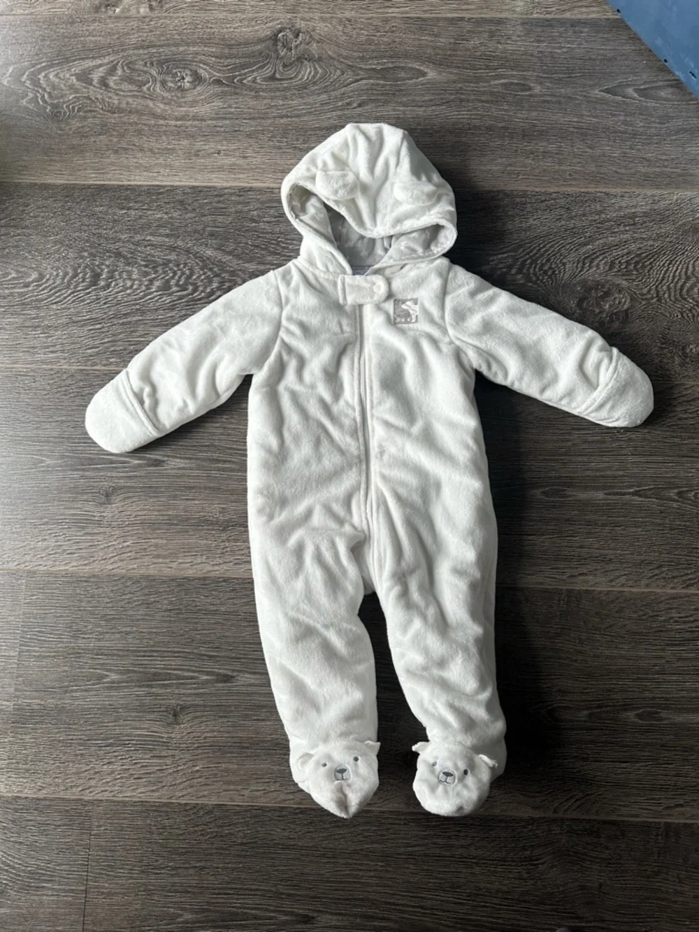 Carter's Warm Hooded Footed One-Piece Winter Suit - Picture 1 of 6